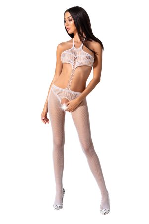 Bodystocking – mrežasti kombinezon BS080 White