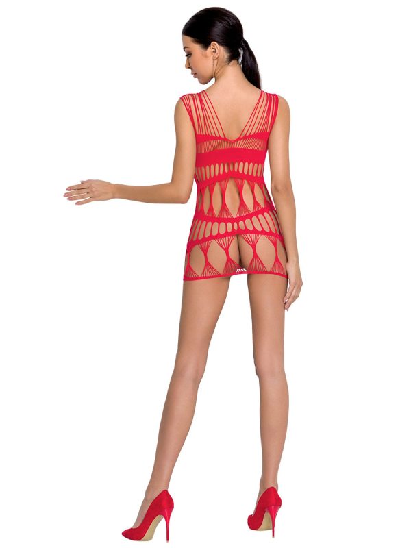 Mrežasta haljina BS 089 Red - Slika 5