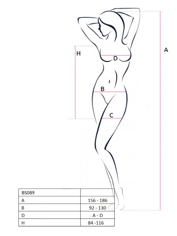 Mrežasta haljina BS 089 white - Slika 8