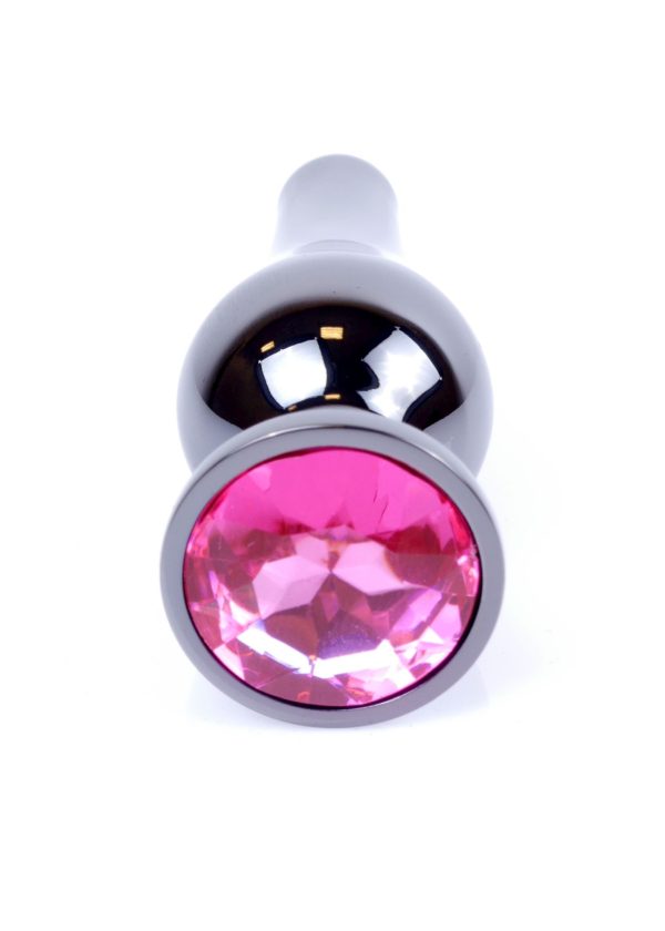 Jewellery Dark Silver BUTT PLUG- Pink - Slika 2
