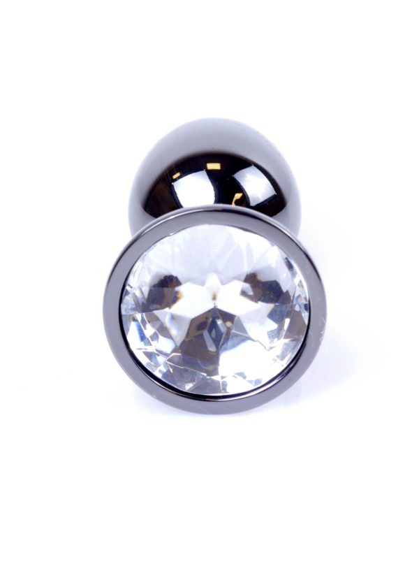 Jewellery Dark Silver PLUG- Clear - Slika 2