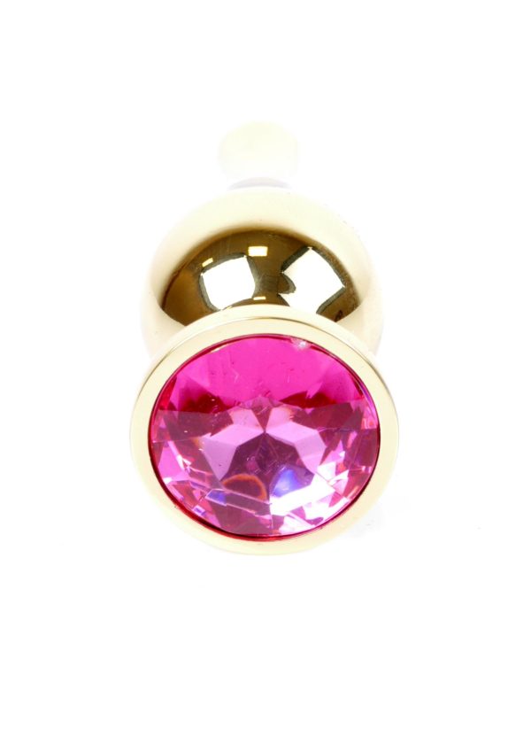 Jewellery Gold BUTT PLUG- Pink - Slika 2