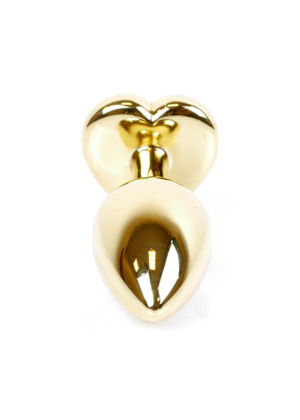 Jewellery Gold Heart PLUG- Pink - Slika 5