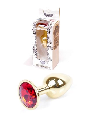 Jewellery Gold PLUG- Red
