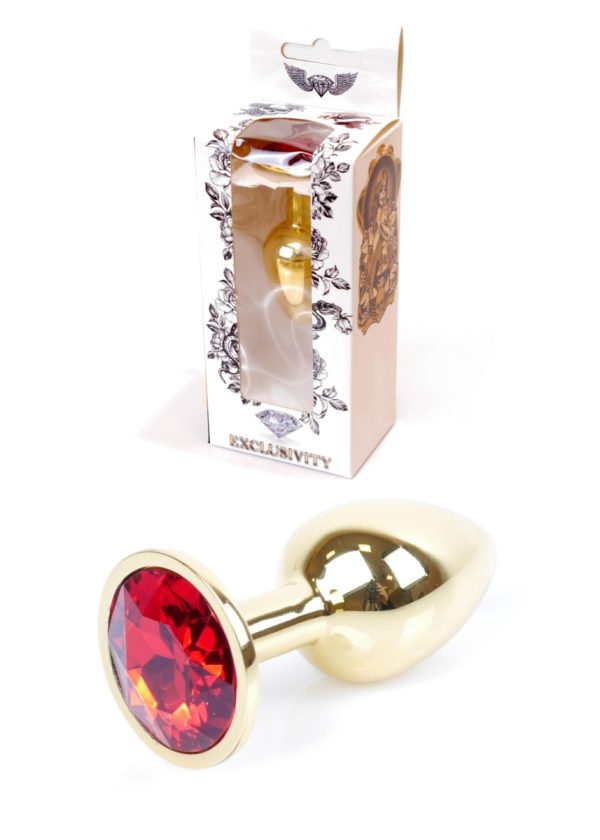 Jewellery Gold PLUG- Red