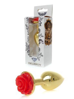 Jewellery Gold PLUG ROSE- Red