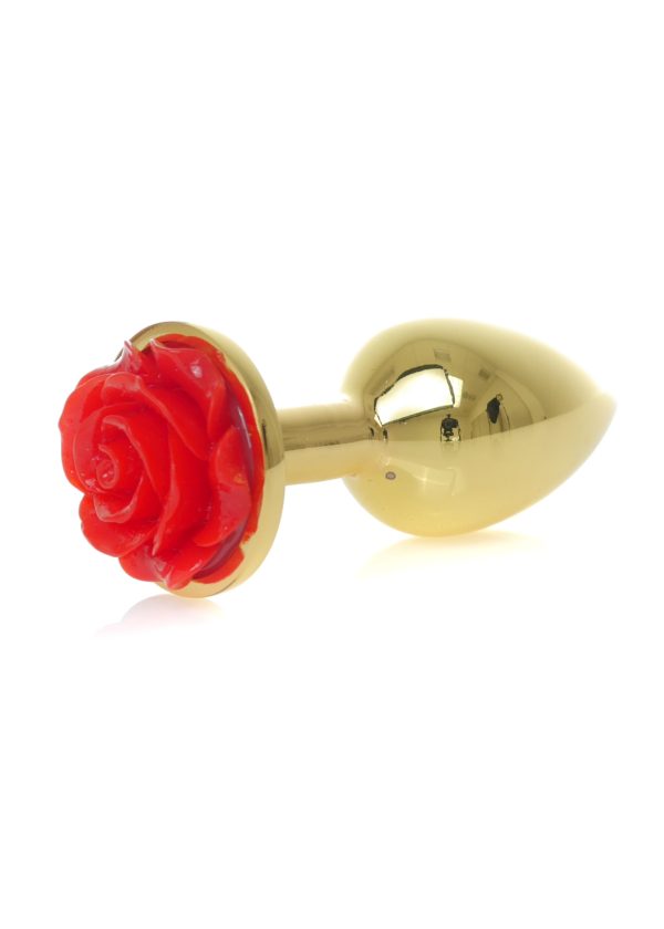 Jewellery Gold PLUG ROSE- Red - Slika 3