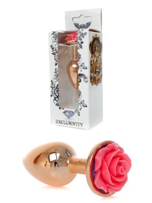 Jewellery Red Gold PLUG ROSE- Pink