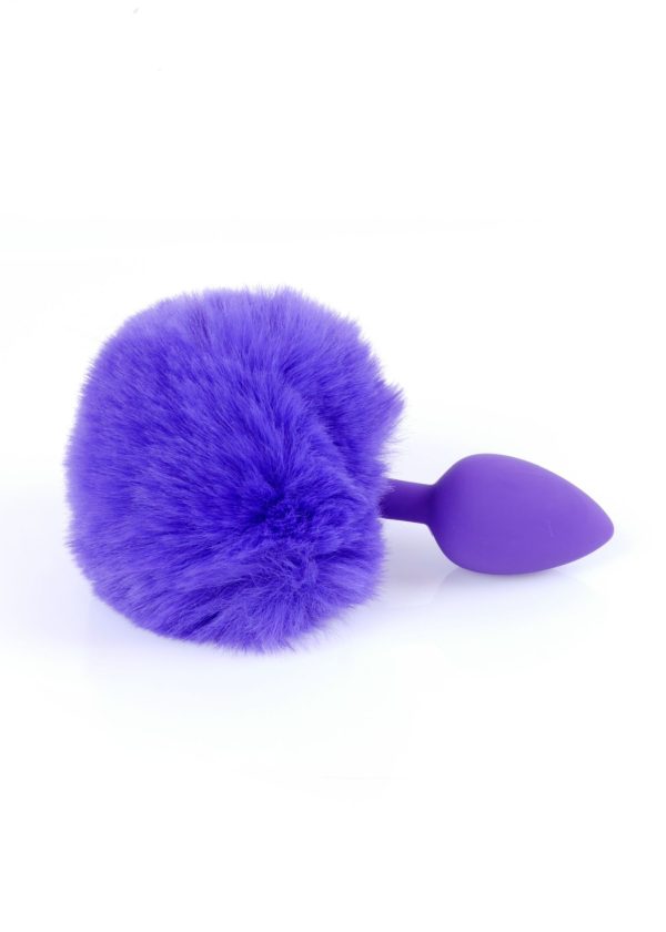 Jewellery Silicon PLUG - Bunny Tail - Purple - Slika 4