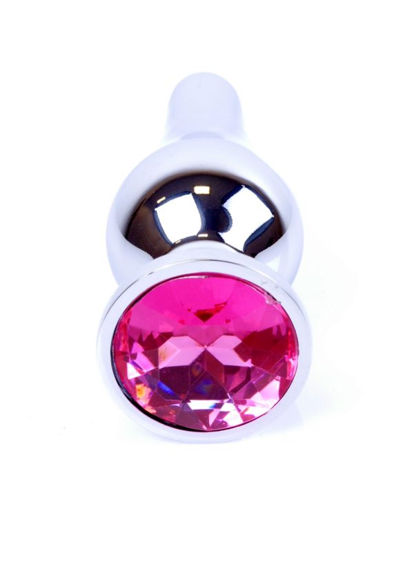 Jewellery Silver BUTT PLUG- Pink - Slika 2