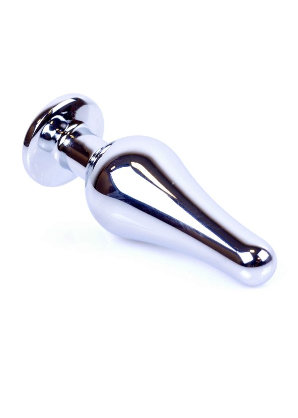 Jewellery Silver BUTT PLUG- Clear - Slika 3