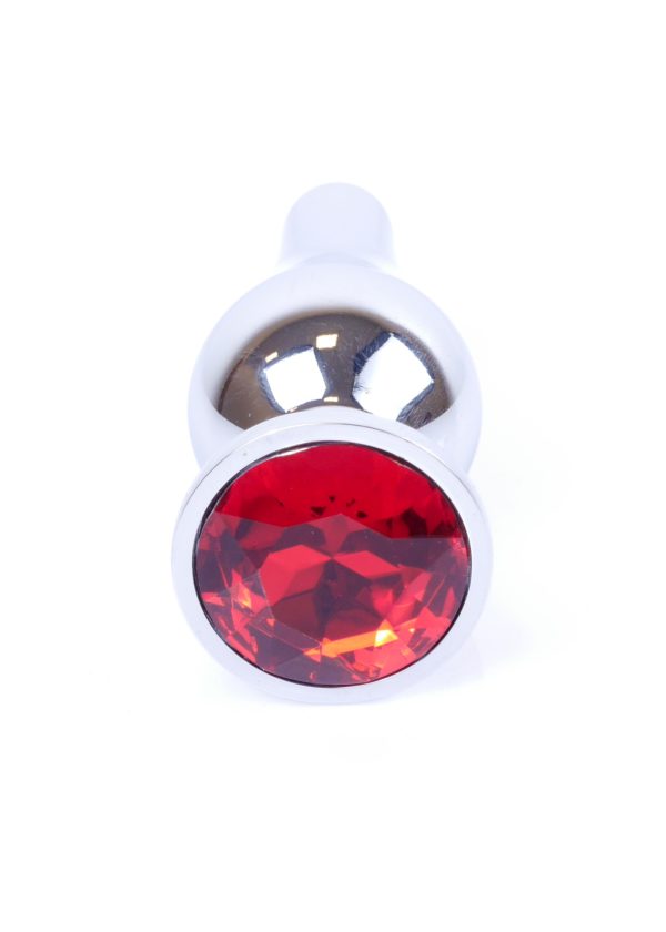 Jewellery Silver BUTT PLUG- Red - Slika 2