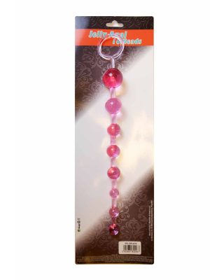 Jelly Anal 10 Beads Pink