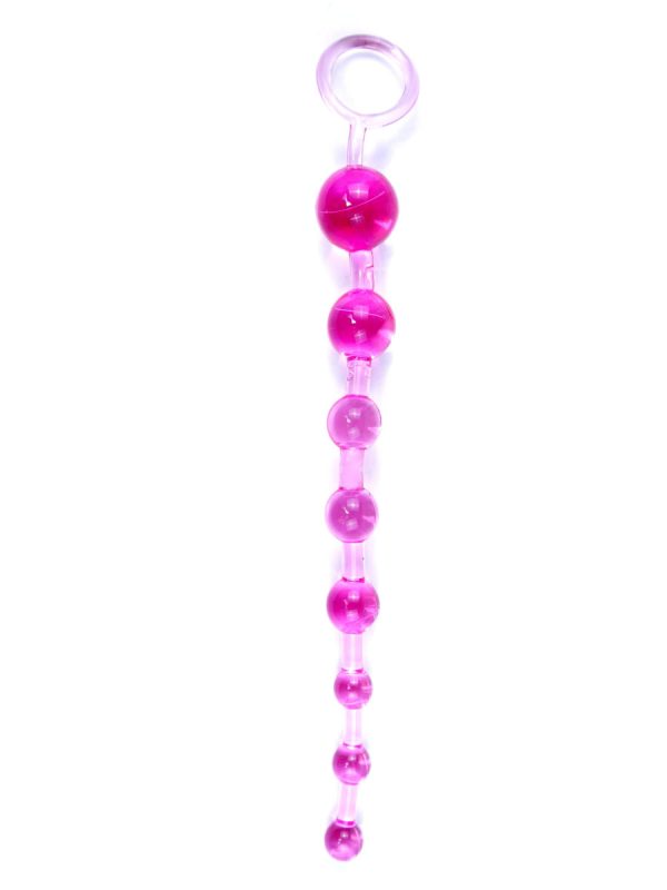 Jelly Anal 10 Beads Pink - Slika 2