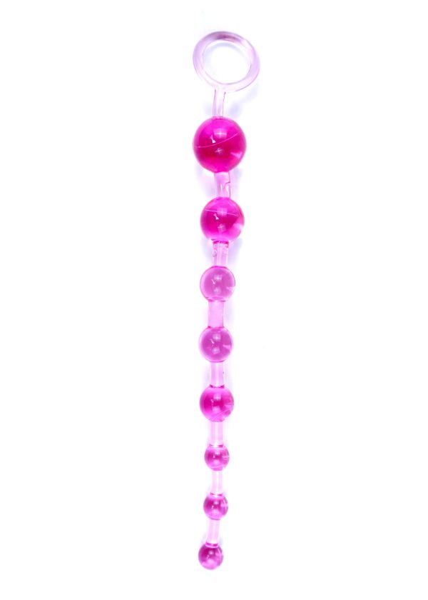 Jelly Anal 10 Beads Pink - Slika 2