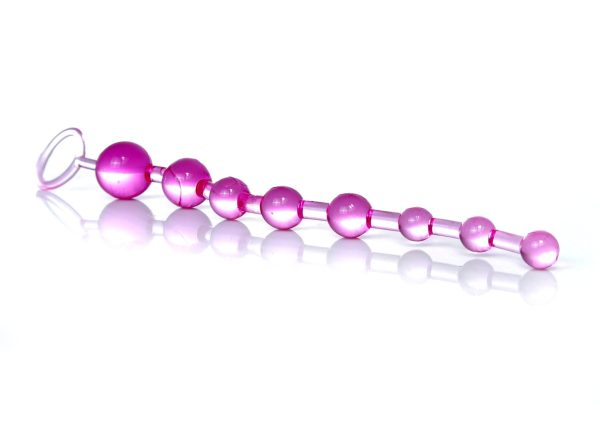 Jelly Anal 10 Beads Pink - Slika 3