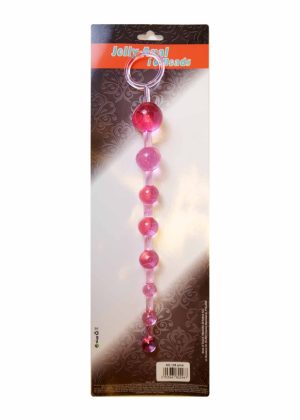 Jelly Anal 10 Beads Pink