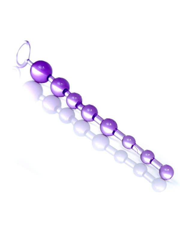 Jelly Anal 10 Beads Purple - Slika 3
