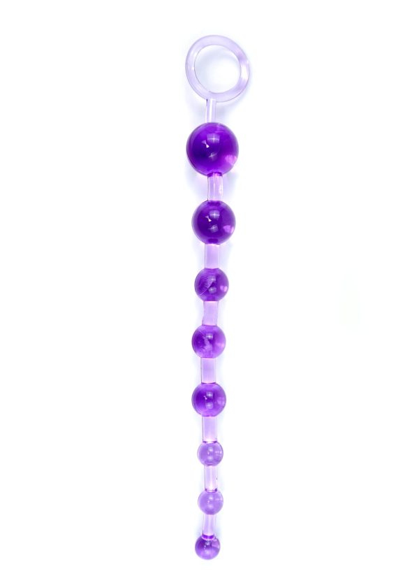 Jelly Anal 10 Beads Purple - Slika 2