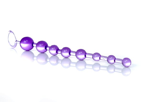 Jelly Anal 10 Beads Purple - Slika 3