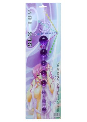 Jelly Anal 10 Beads Purple