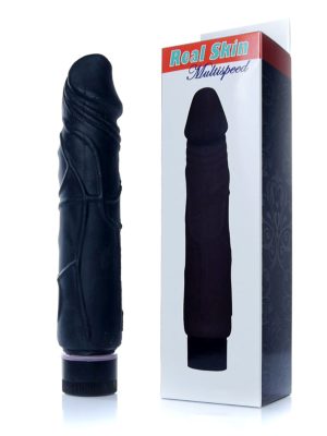 Vibrator Real Skin Black