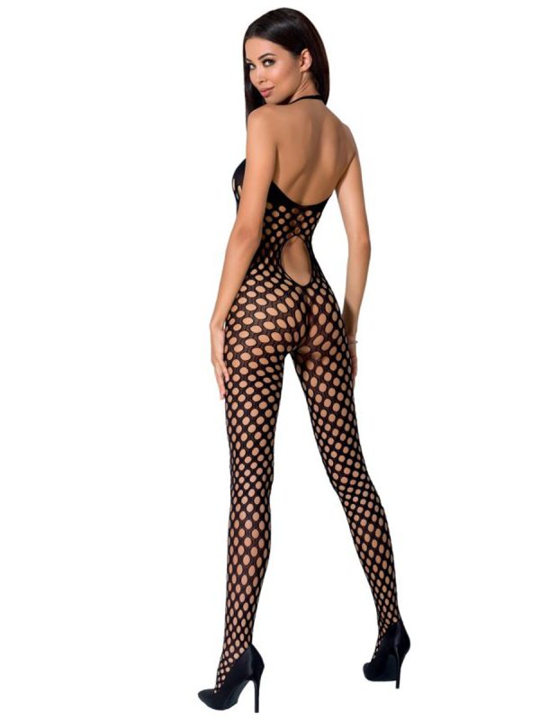 Bodystocking – mrežasti kombinezon BS065 Black - Slika 5