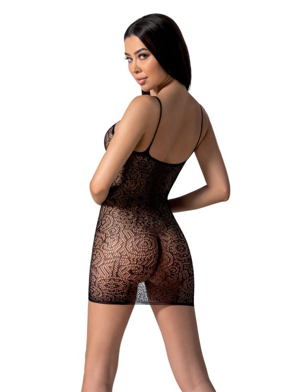 Mrežasta haljina BS 096 Black - Slika 7