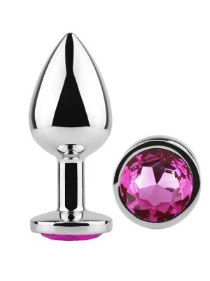 Diamond Butt Plug Small Pink
