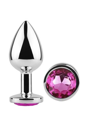 Diamond Butt Plug Medium Pink