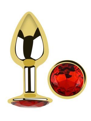 Diamond Butt Plug Medium Gold