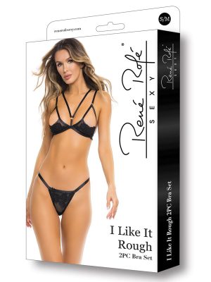 Ženski dvodelni set u crnoj boji Rene Rofe