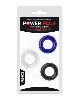 Power Plus Triple Donut Ring Set