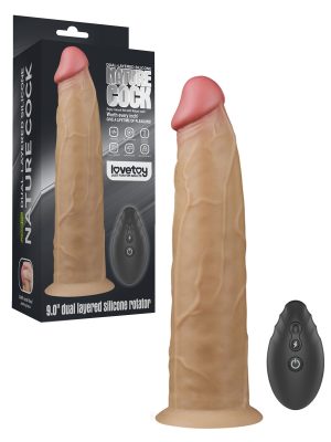 9.0'' Dual Layered Platinum Silicone Rotator