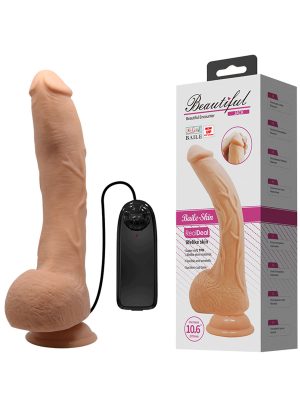 Beautiful Jack 10,6 inch Vibrating Dildo