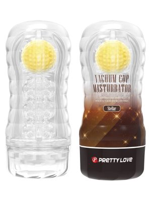 Silikonski masturbator žuti