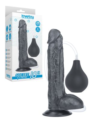 10'' Squirt Extreme Dildo - Black