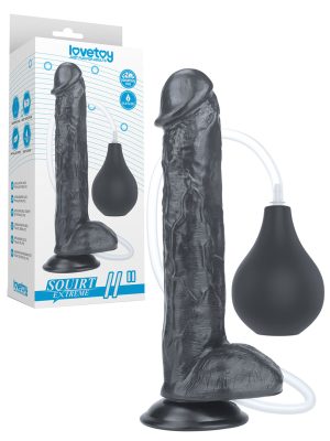 11'' Squirt Extreme Dildo - Black