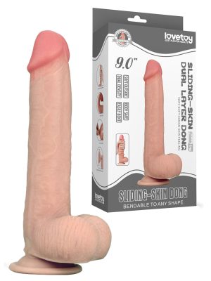 9'' Sliding Skin Dual Layer Dong