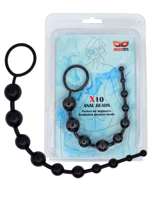 X10 Anal Beads Crne