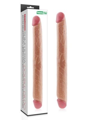 17" King Size Realistic Slim Ultra Double Dildo