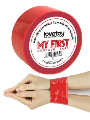 My First Non Sticky Bondage Tape - crvena